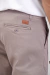 Pantalón Chino Satén Gris Ceniza - comprar online