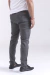 Pantalón Chino Satén Gris - comprar online