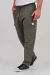 Imagen de Pantalón cargo de Lino MILES verde militar (Solo talles L, XL y 2XL)