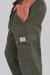 Pantalón cargo de Lino MILES verde militar (Solo talles L, XL y 2XL) - comprar online
