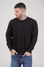 Buzo básico de frisa Negro - tienda online