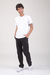 Pantalón cargo de gabardina negro