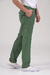 Pantalón cargo de gabardina verde militar en internet