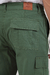 Pantalón cargo de gabardina verde militar - Mayorista BRAVO Jeans