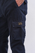 Pantalón cargo Slim Fit Azul Marino - comprar online