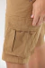 Imagen de Bermuda cargo de gabardina Volker camel