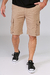 Bermuda cargo bolsillo con fuelle NIXXON beige - comprar online