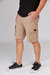 Bermuda cargo bolsillo con fuelle NIXXON beige - Mayorista BRAVO Jeans