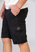 Bermuda cargo bolsillo con fuelle NIXXON negro en internet