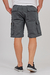 Bermuda cargo bolsillo con fuelle NIXXON gris topo