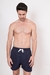 Short de baño liso Azul marino - comprar online