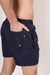 Short de baño liso Azul marino - comprar online