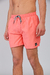 Short de baño liso DALTON coral - tienda online