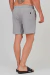 Short de baño liso con spandex BABOR gris en internet