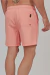 Short de baño liso con spandex BABOR coral en internet