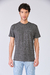 Remera básica negro melange