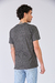 Remera básica negro melange en internet