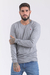 Remera básica manga larga Gris Melange