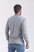 Remera básica manga larga Gris Melange - comprar online