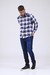 Camisa a Cuadros azul (Sólo talle S) - tienda online