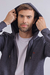 Campera de Algodón melange negra (Solo talles S, M y L)