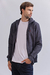Campera de Algodón melange negra (Solo talles S, M y L) - comprar online