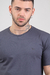 Remera con lycra Slim Fit Gris en internet