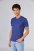 Remera escote en V con lycra azul noche - Mayorista BRAVO Jeans