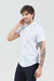 Camisa lino Amparo celeste (Solo talles M y L) - comprar online