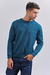Sweater cuello redondo Petróleo - Mayorista BRAVO Jeans