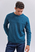 Sweater cuello redondo Petróleo - tienda online