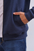Campera de algodón Sin Capucha Azul Marino (Solo talles S y M) - Mayorista BRAVO Jeans