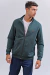 Campera de algodón Sin Capucha Verde Pino (Solo talle S) - comprar online