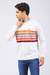 Remera rayada Zinnia Beige - comprar online