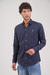 Camisa de lino Isis Azul marino (Solo talle 2XL)