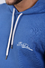 Canguro de frisa Firma Azul medio - comprar online