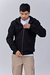 Campera de frisa corderito Negra
