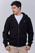 Campera de frisa corderito Negra
