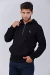 Buzo medio cierre Negro (Solo talle M) - Mayorista BRAVO Jeans