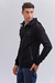 Campera cierres engomados Negra (Solo talles S y M) - Mayorista BRAVO Jeans