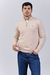 Sweater medio cierre Beige en internet