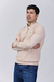 Sweater medio cierre Beige - tienda online