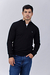 Sweater medio cierre Negro en internet