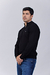Sweater medio cierre Negro - Mayorista BRAVO Jeans