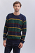 Sweater Rayado Azul Marino (Solo talle M)