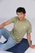 Imagen de Remera BAD TASTE militar melange (Solo talle S)