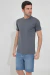 Remera c/puño Confort Gris grafito en internet
