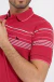 Chomba rayada NOVARA rojo melange - comprar online