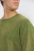 Remera oversize Acid wash verde - comprar online