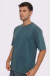 Remera oversize Acid wash indigo en internet